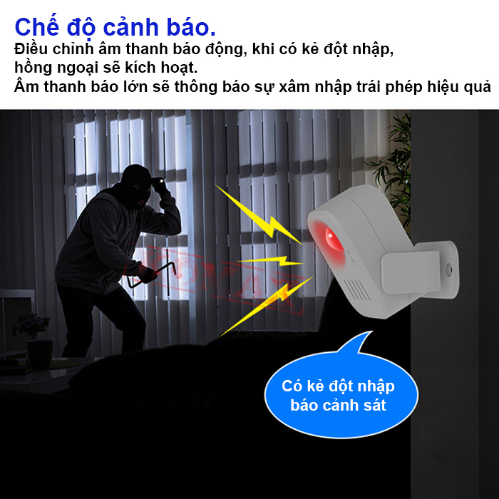 Báo khách hồng ngoại ghi âm KM-006B 5