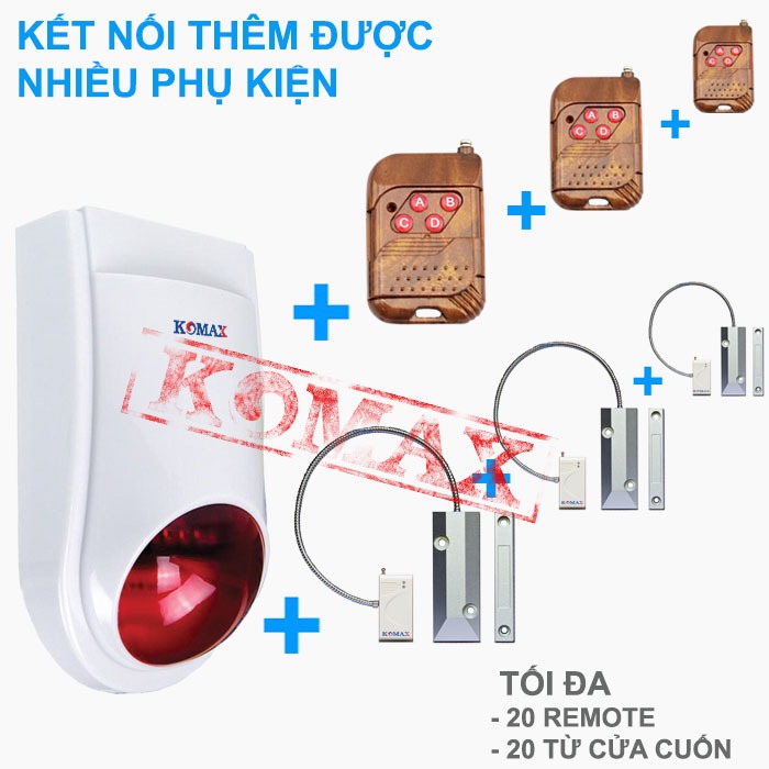 Báo trộm cửa cuốn có pin dự phòng - 2 Báo trộm cửa cuốn có pin dự phòng - 2