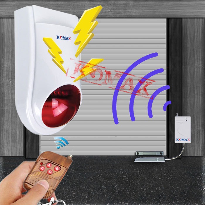 Báo trộm cửa cuốn có pin dự phòng - 1 Báo trộm cửa cuốn có pin dự phòng - 1