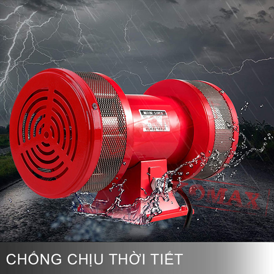 Kích thước của còi hú công trường MS-590 Kích thước của còi hú công trường MS-590