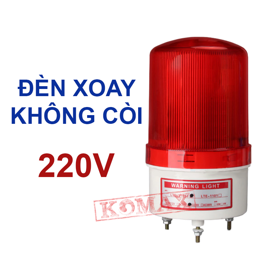 Đèn quay không còi hú LTE-1101 nguồn 220V Đèn quay không còi hú LTE-1101 nguồn 220V
