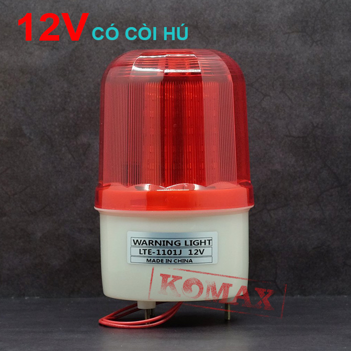 ĐÈN QUAY 12V CÓ CÒI LTE 1101-12V